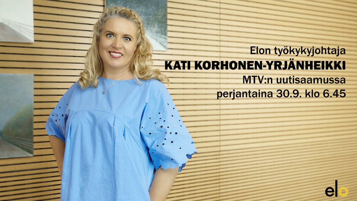 Elon työkykyjohtaja <a href="/katifuturist/">Kati Korhonen-Yrjänh</a> on perjantaina klo 6.45 Maikkarin uutisaamussa. Aiheena on mielenterveyden haasteet työelämässä. 

Tulehan kuulolle 6.45!

#Uutisaamu #Mtvuutiset