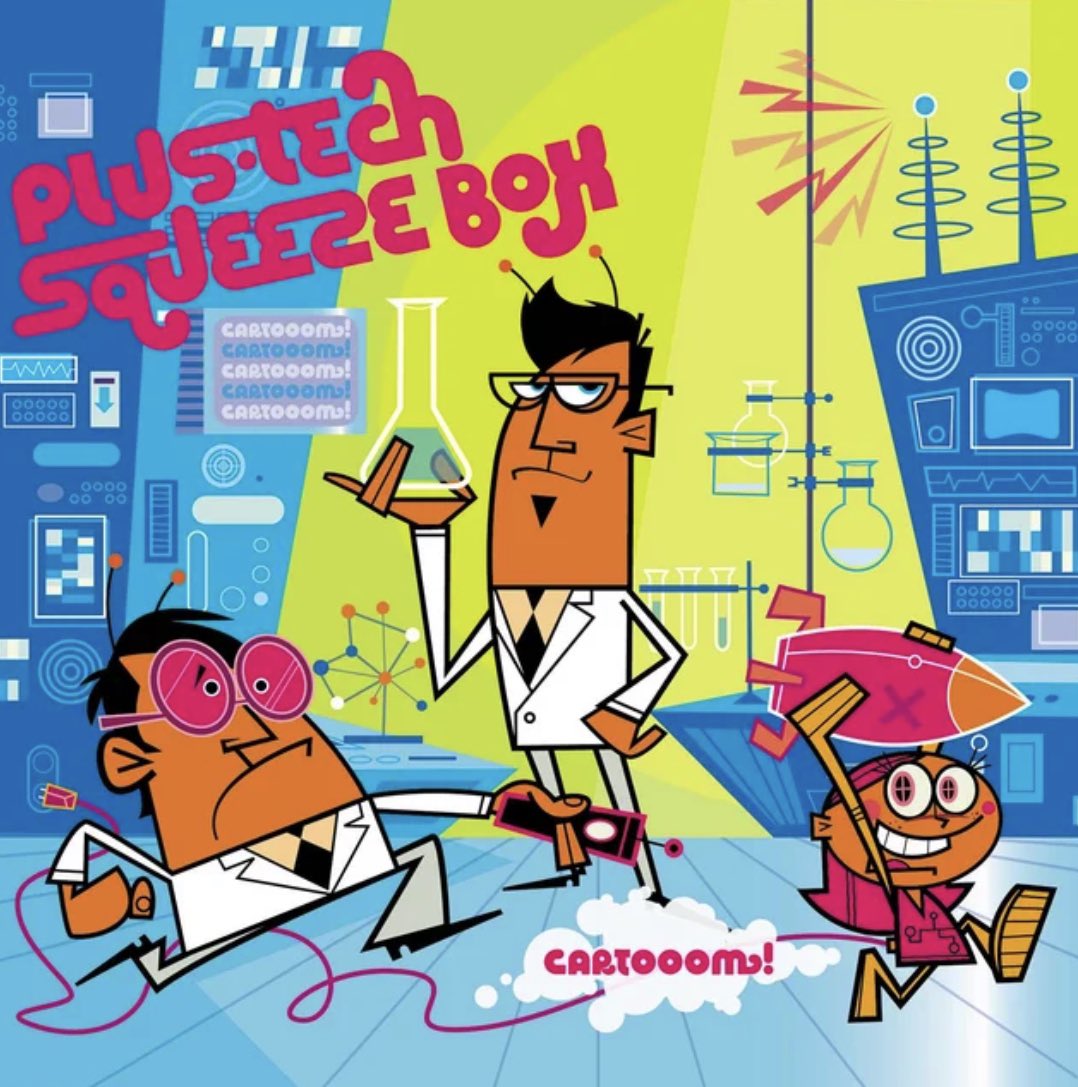 hinata_6cat's tweet image. Plus-Tech Squeeze Box「CARTOOOM!」

架空のテレビショー。ザッピングするチャンネル。
圧倒的に押し寄せるサンプリングの海に溺れる13曲、28分6秒。

この頃のハヤシベ先生は神が降臨してました。
#PSB #ハヤシベトモノリ
#PlusTechSqueezeBox
#NowPlaying  #Spotify
💿open.spotify.com/album/6abvNpQ8…