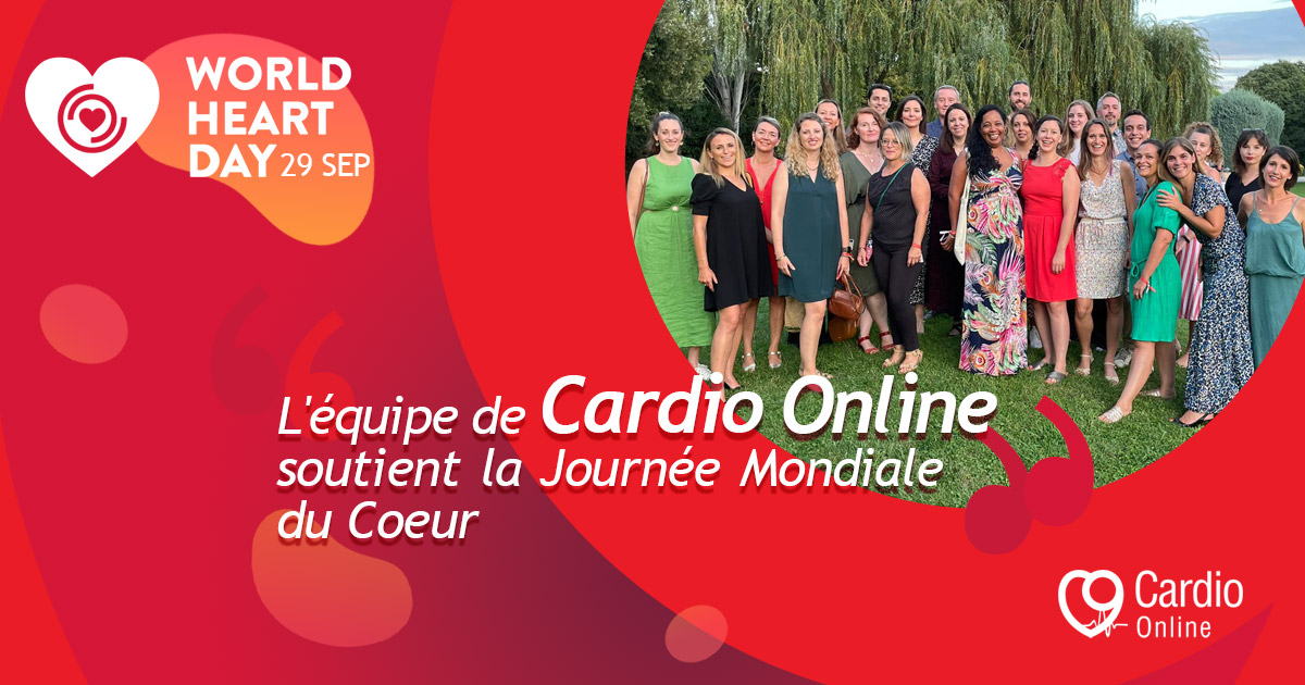Aujourd'hui, c'est la Journée Mondiale du Coeur ! ❤️
Toute l'équipe de Cardio-Online se joint à cette initiative pour sensibiliser et informer sur l'importance de la prévention des risques cardio-vasculaires.
#WorldHeartDay #UseHeart
<a href="/worldheartfed/">World Heart Federation</a>