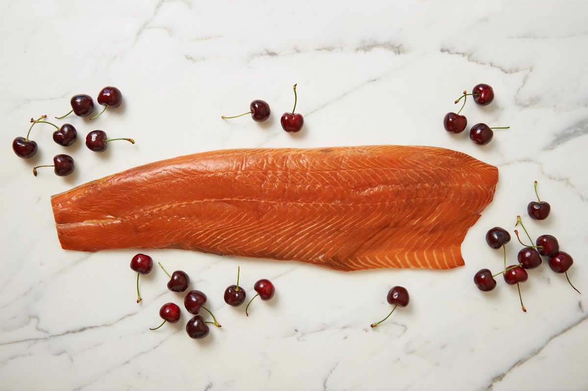 It's our fruitiest #smokedsalmon number yet ... coming soon <a href="/LambtonJackson/">Lambton & Jackson</a>