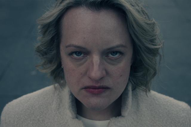 Lucretia_Media's tweet photo. This chic is so unhinged and I love it! So often, women are expected to endure, overcome and move on like nothing happened. 

June is pissed for a damn good reason #TheHandmaidsTale https://t.co/7st8ckG8Hm