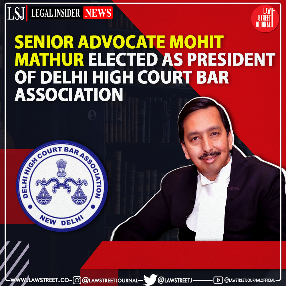 LawstreetJ's tweet photo. Senior Advocate #MohitMathur elected President of #DelhiHighCourtBarAssociation. @LawstreetJ
#SeniorAdvocate #advocatemohitmathur #elected #president #delhihighcourt #advocate #election #DHCBA #dhcbaelections2022 https://t.co/vwXIdtkFH9