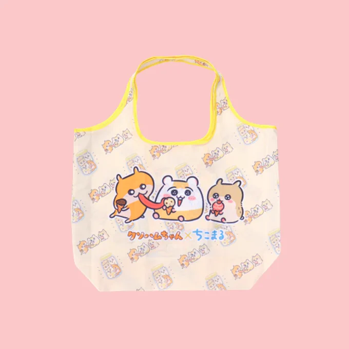 /クソハムちゃん×ちこまるPOP UP SHOP in OIOI国分寺マルイにて開催中\描き下ろしイラストをデザインしたエコバッグや巾着など、日常使いできる便利なアイテムも充実しています国分寺マルイ4階まで、ぜひお越しくださいねちこまる #クソハムちゃん 