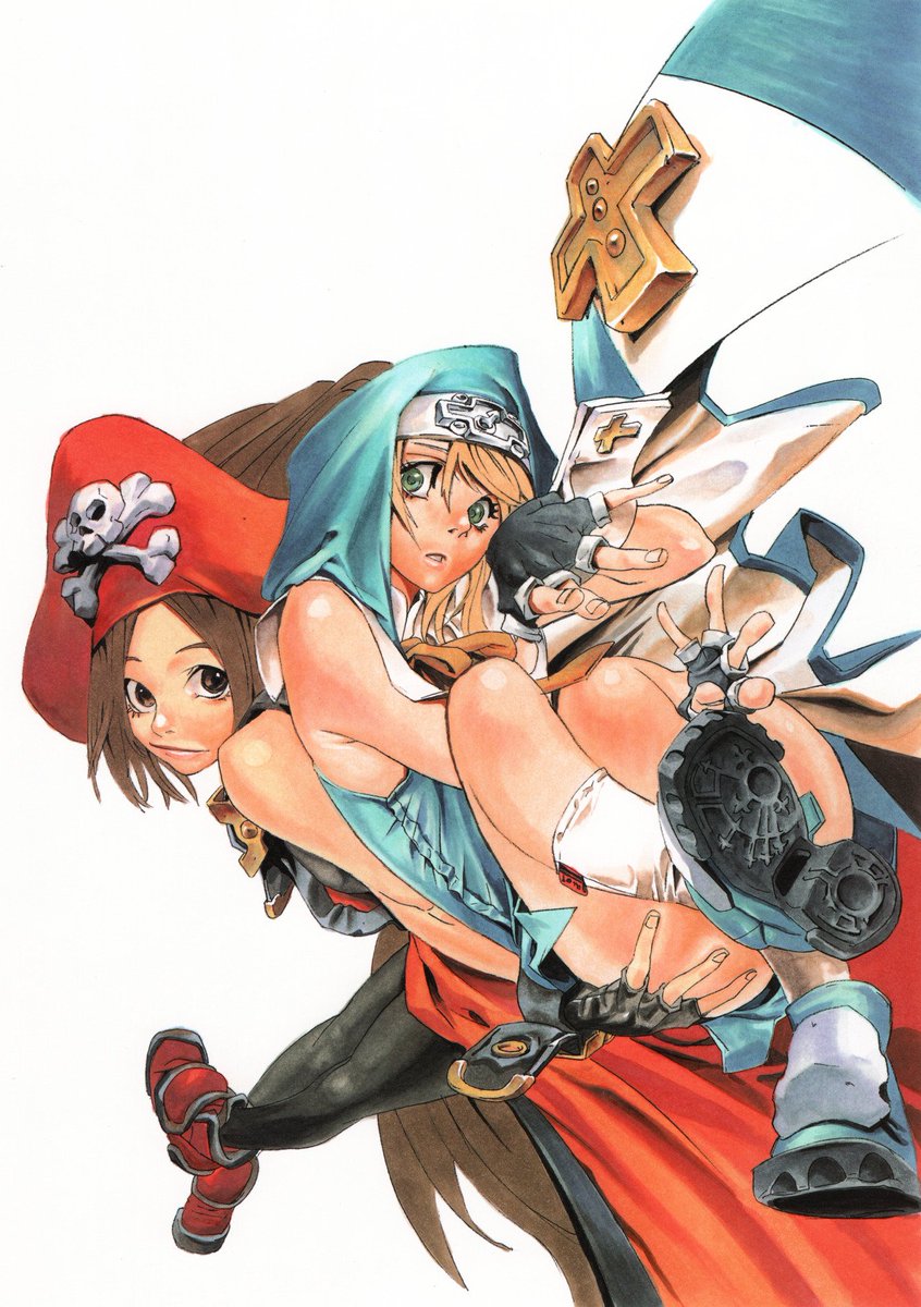 Bridget and roger guilty gear drawn by ishiwatari daisuke 7950bea