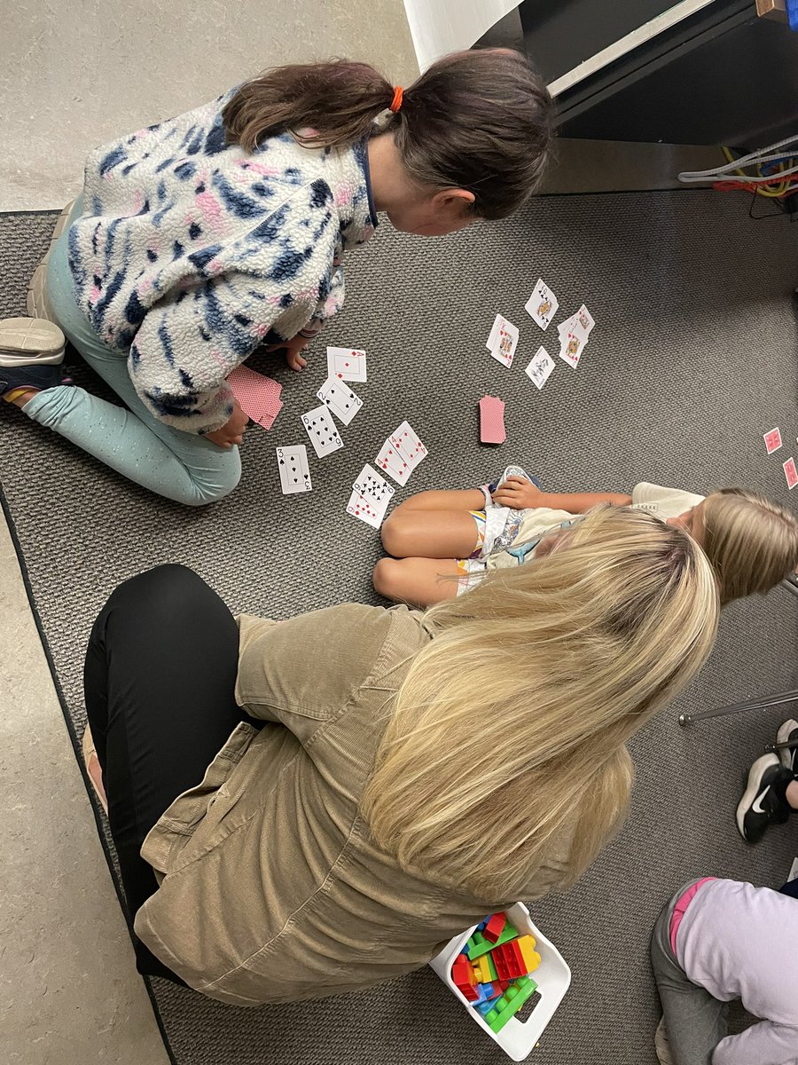 Assistant Superintendent Paula Jordan jumps into small group instruction #NumeracySD33 at Cultus Lake  #SD33Learns