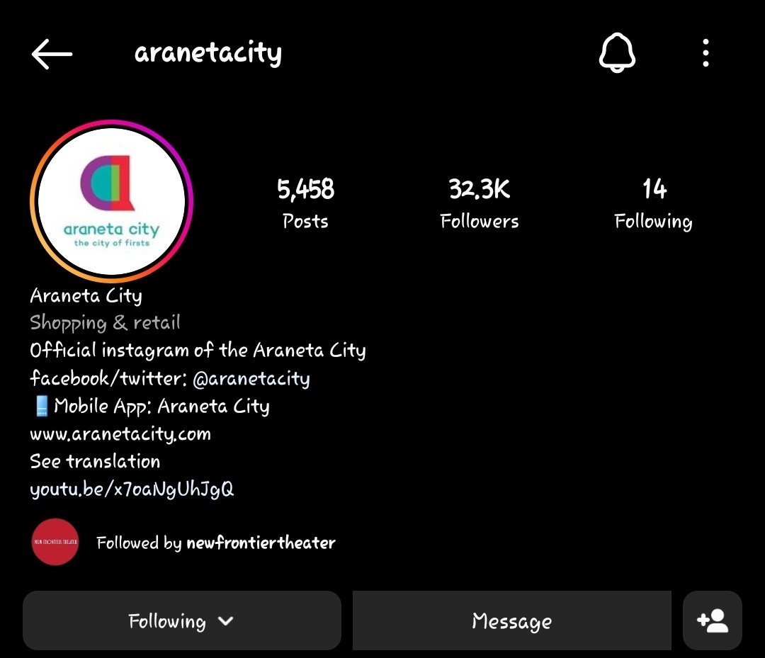 jinbeomssi's tweet photo. @AranetaCity @NewFrontierPh (2/2)
#CityOfFirsts #AranetaCity https://t.co/dOpjy4Yx9u