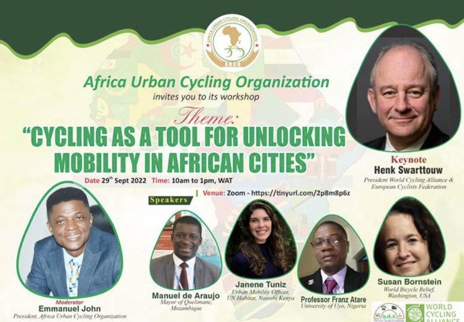 Urban Pathways is delighted to present the new report in the virtual workshop on “Cycling as a tool for unlocking mobility in African cities” happening today, 29th September 2022 at 10am WAT. Register here: lnkd.in/d6FNGUDZ