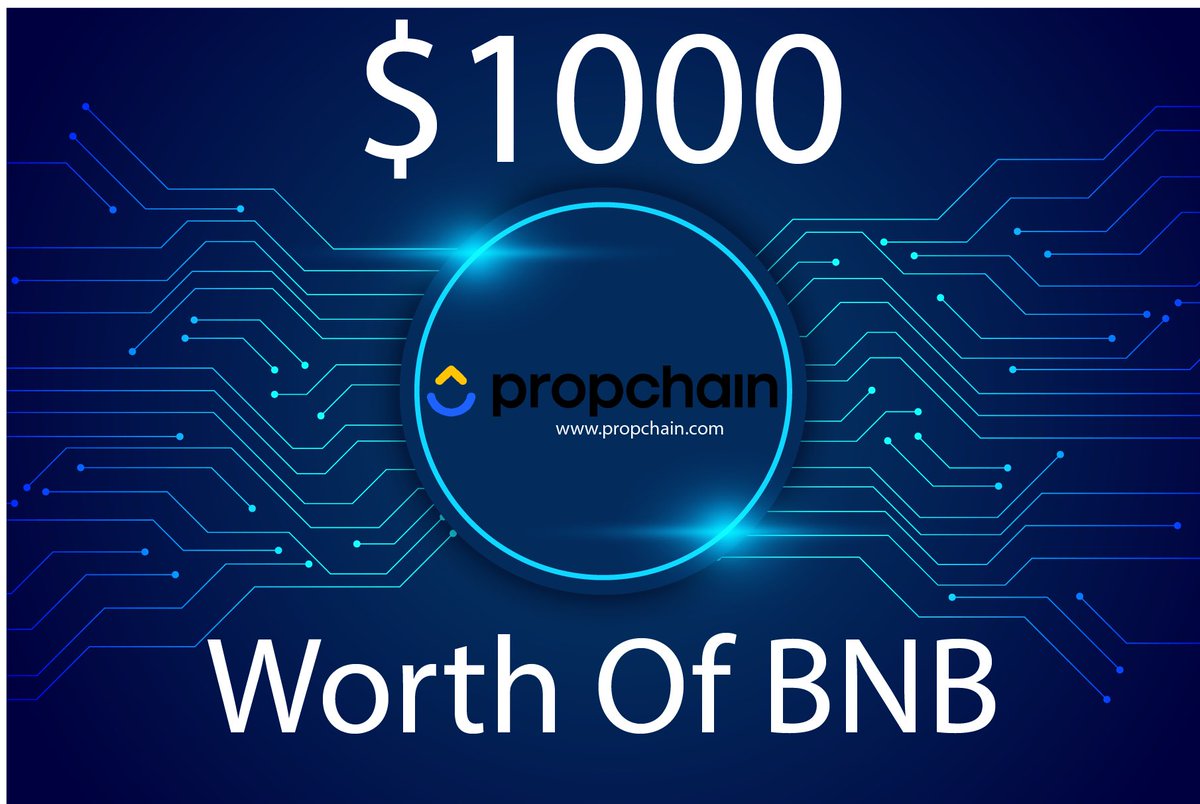 Hey #TheCryptoGems Community!

I'm doing a great #GIVEAWAY for you!

👉2 x $500 in #BNB 

👉TOTAL $1000 in #BNB 

To enter:

1️⃣Follow @propchainglobal
2️⃣Retweet this Tweet

#PROP🔥