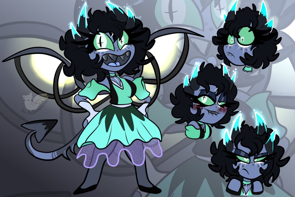 xFeatherSketchx's tweet photo. my imp Flurris Cadmus is open for shipping!
please note I'm not a multishipper.
Looking for imps or goetia ocs only. qwq no hellhound or succubi ocs. qwq
Art (c) mine
Fluris (c) mine
#helluvaboss (c) vivz
#helluvabossoc #helluvabossship #helluvabossfanart https://t.co/OZJEFyj3RW