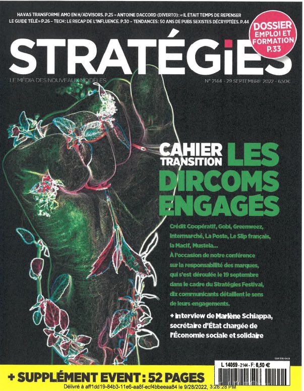 MAudeDubanchet's tweet photo. .@Strategies met en lumière la #communication #engagée et #responsable dans un dossier spécial « Les #Dircom engagés » qui parait aujourd’hui. Une occasion pour expliquer comment @GroupeLaPoste porte ses engagements ? À lire ici > https://t.co/8TZyprFZiY
#LaPosteSengage #LaPoste https://t.co/X9zVmHwcFr