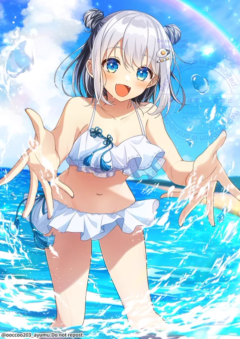 改めて、猫熊るるさんの夏グッズイラストを描かせていただきました。この度はありがとうございました 