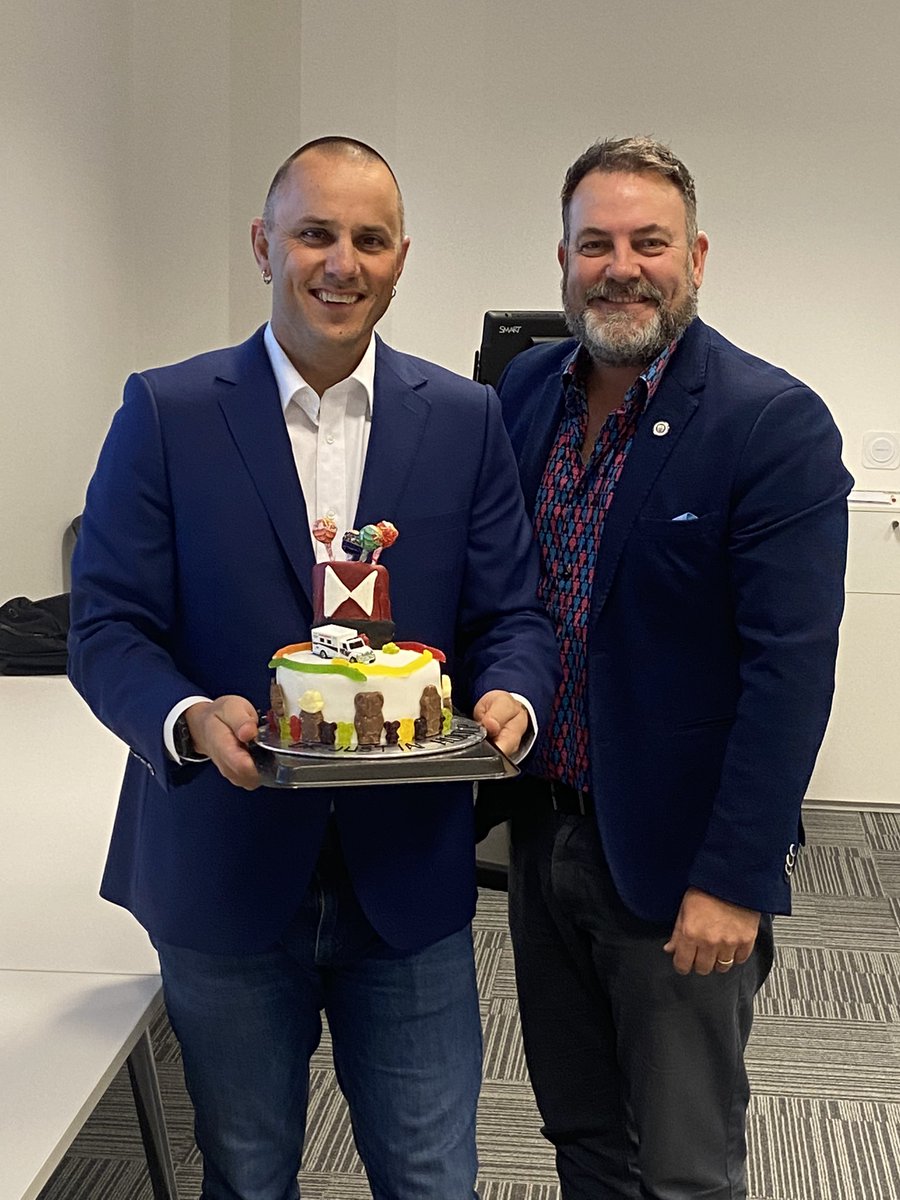 Congratulations Dr Justin Hunter on today’s presentation. And as always a PhD cake baked by our own cake maker <a href="/k_bowles/">Prof Kelly-Ann Bowles</a> to celebrate your PhD with us!