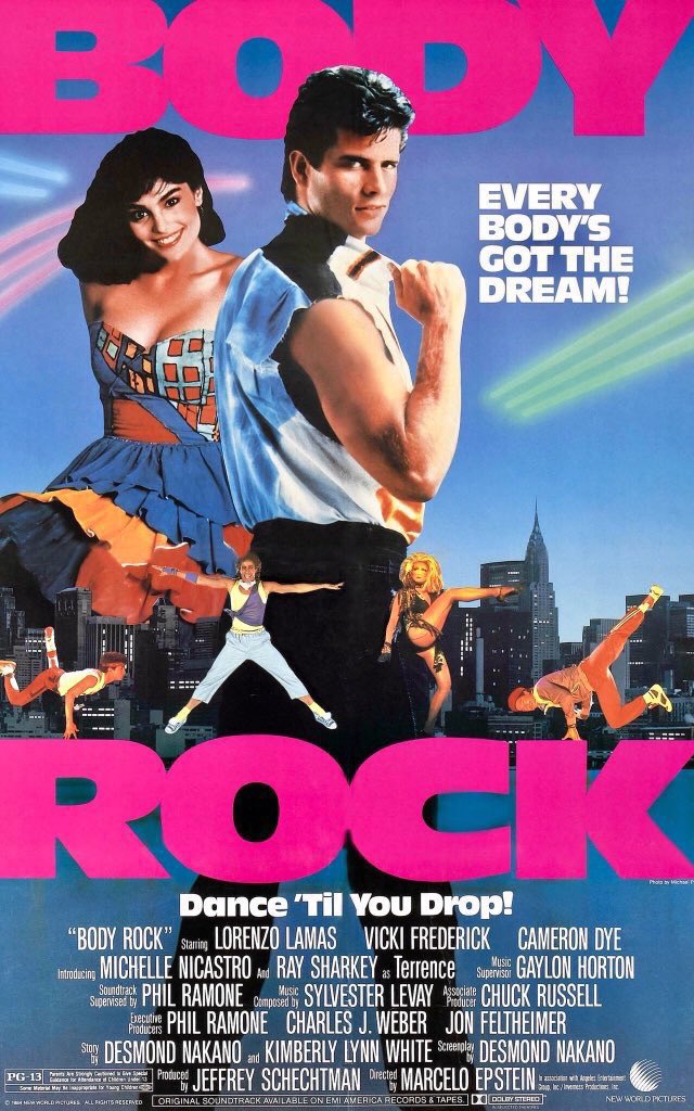 FilmNewsNos's tweet photo. 🎬MOVIE HISTORY: 38 years ago today, September 28, 1984, the movie ‘Body Rock’ opened in theaters!
#LorenzoLamas #VickiFrederick #CameronDye #MichelleNicastro #RaySharkey #SethKaufman #ReneElizondo #MarceloEpstein https://t.co/z5vizxMEGv