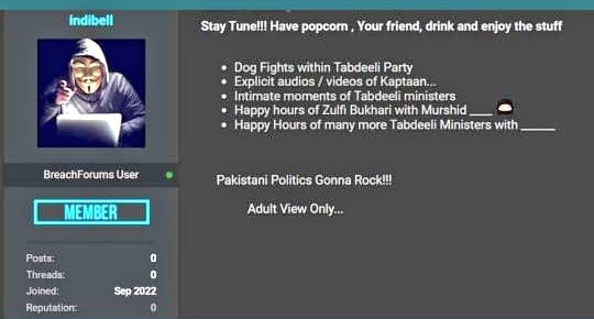 rehmaniffi804's tweet image. اصلی ہیکر کا اکاؤنٹ اگست 2022 میں بنا لیکن یہ ہیکر ستمبر 2022 کے اکاؤنٹ سے سامنے آیا جو فیک ہے، اس کی آئی ڈی اور اصل ہیکر کے آئی ڈی میں بھی فرق ہے۔۔ لیکن کچھ صحافی اور ن لیگ اسے اصل ہیکر بنا کر پیش کررہی ہے
#FakeHacker #PMOfficeLeaks