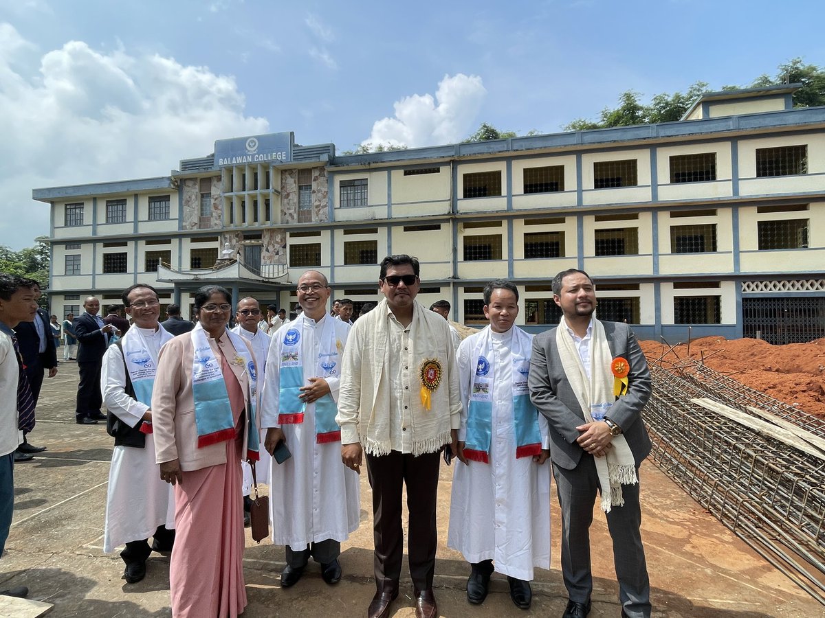 SangmaConrad's tweet photo. At the Diamond Jubilee Celebration of St. Michael’s Higher Secondary School, Umsning

Education is the strongest agent of change and St. Michael’s Hr. Sec. School has contributed immensely towards the upliftment of Umsning and the nearby villages of Ri Bhoi District
@dpradhanbjp https://t.co/AXbsZAgHAL