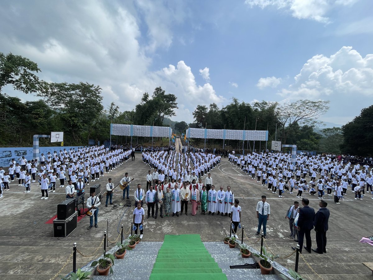 SangmaConrad's tweet photo. At the Diamond Jubilee Celebration of St. Michael’s Higher Secondary School, Umsning

Education is the strongest agent of change and St. Michael’s Hr. Sec. School has contributed immensely towards the upliftment of Umsning and the nearby villages of Ri Bhoi District
@dpradhanbjp https://t.co/AXbsZAgHAL