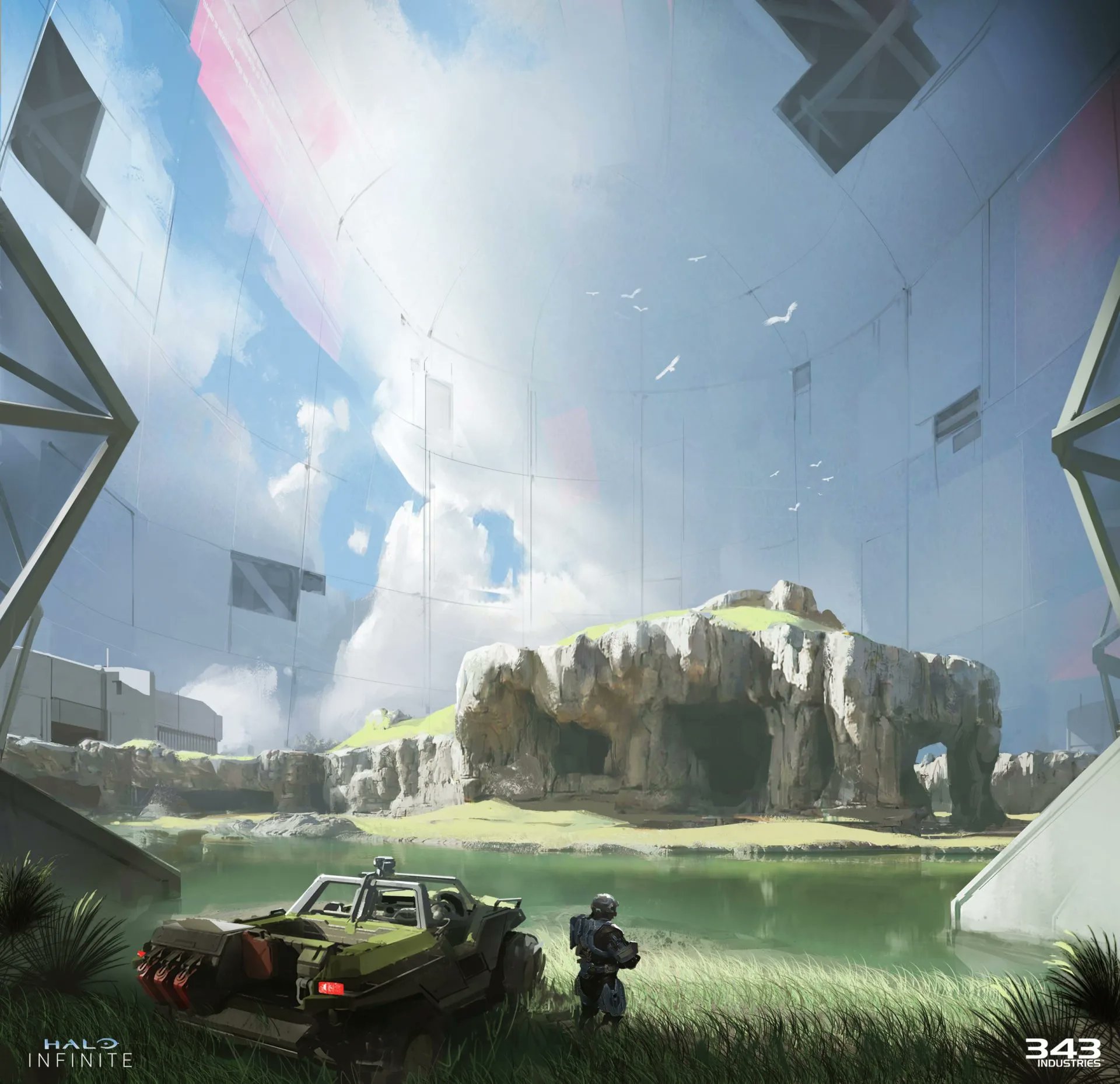 A leaked image from the Battle Royale phase of Halo Infinite, and this is  one of the maps that currently exist, called Banishgrave. : r/xbox