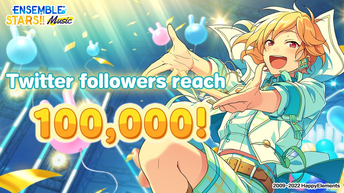 enstarsmusic_EN's tweet photo. Thank you so much for your support!🎉 We have reached 100,000 followers on Twitter!

🥳Celebration Event
100k Followers 7-Day Free Scout will start soon!

⏰Time: 09/30 12:00 AM - 10/06 11:59 PM GMT-5

You can Scout once for free every day during the event period! https://t.co/H7fFUPRLKF