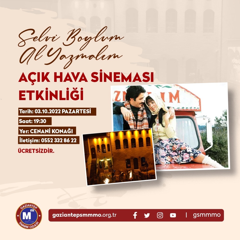 #GSMMMO #AÇIKHAVASİNEMASI