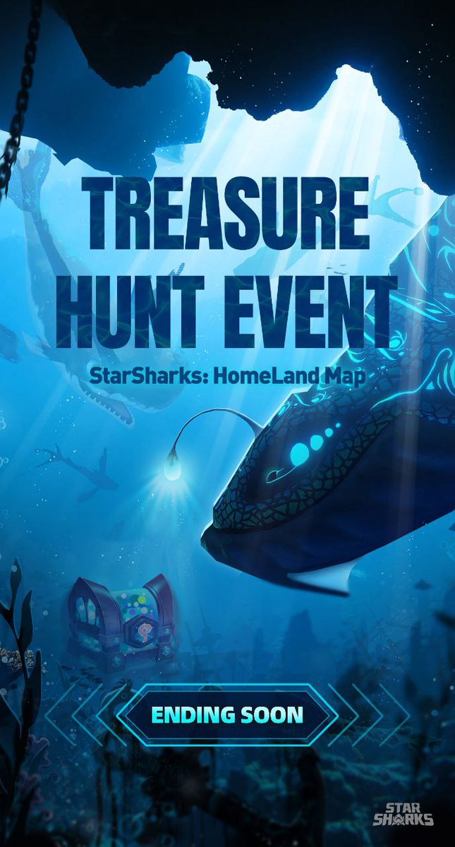 StarSharks_SSS's tweet photo. 🏝️ The end of the StarSharks: HomeLand Map Launch Event is fast approaching.
It's not too late to get started!🤹
#SSSHomeLand #HomeLandMap #StarSharks #Metaverse https://t.co/Kiq4fplwXn