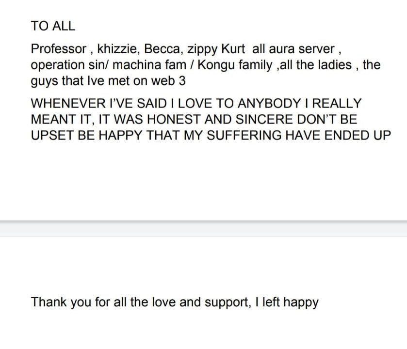 YildizDural's tweet photo. Letter from Serine. Her husband asked me to share it. RIP my sister. https://t.co/HIxJ1gPeTr