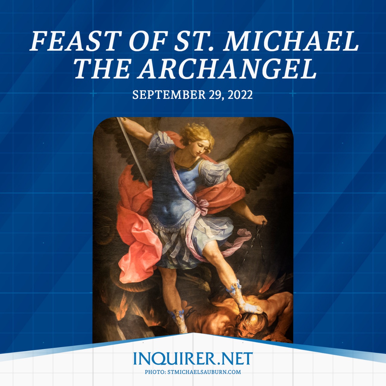 Inquirer on X: "PRAY FOR US ???? Today, Sept. 29, is the feast day of St.  Michael, one of the main angels of God. https://t.co/0JyoH9eGhx" / X