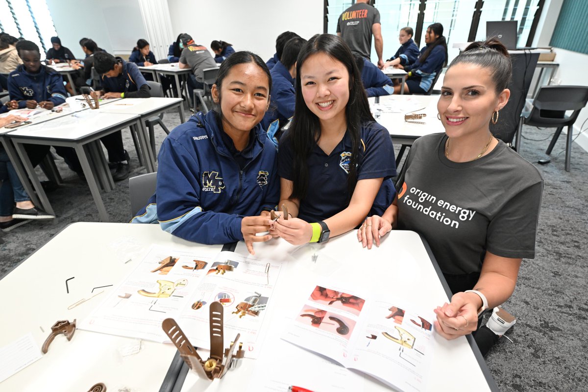 A Life changing gift from the #students at Mabel Park State High School - they built prosthetic hands for amputee victims in the developing world. Our #volunteers love seeing students become inspired about the power of #STEM to change lives #education #philanthropy
