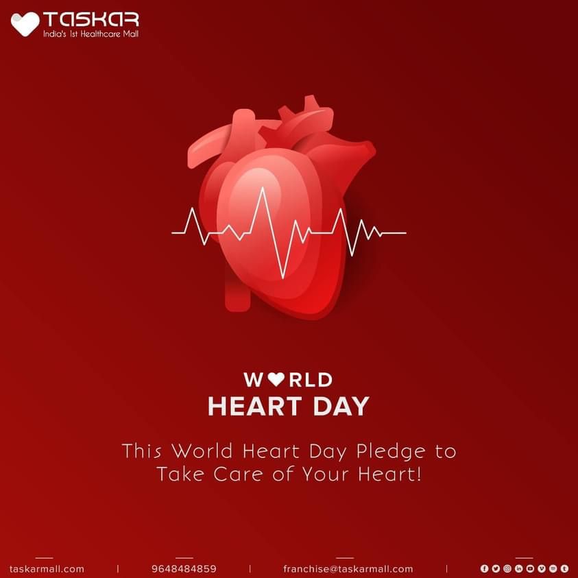 taskarmegamall's tweet photo. World Heart Day is a global event that occurs on the 29 September. The World Heart Federation and partners raise awareness of CVD.
#WorldHeartDay2022 #WorldHeartDay #taskar https://t.co/1VpEj10soI