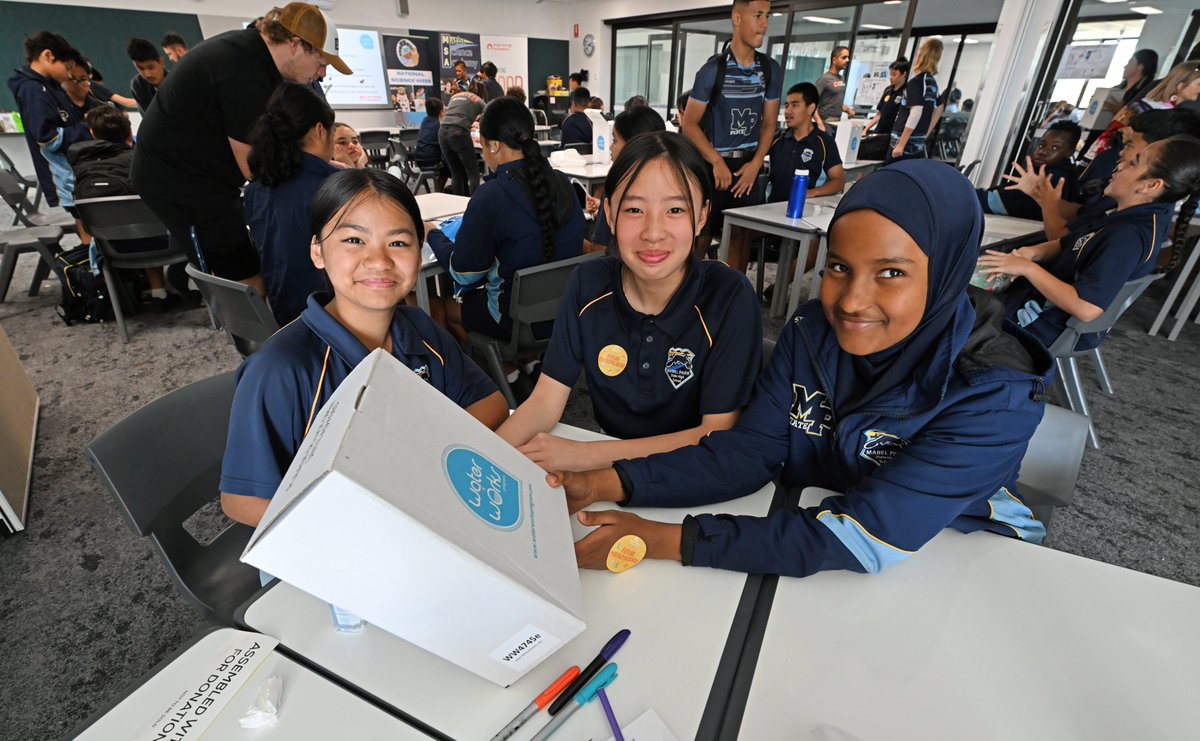 Water. Hard to believe 1 billion people can’t freely access safe drinking water. <a href="/originenergy/">Origin</a>  #volunteers  proud to work with #students from Mabel Park State High School - assembling water filters for families living in African refugee camps 💦 #stem #education #philanthropy