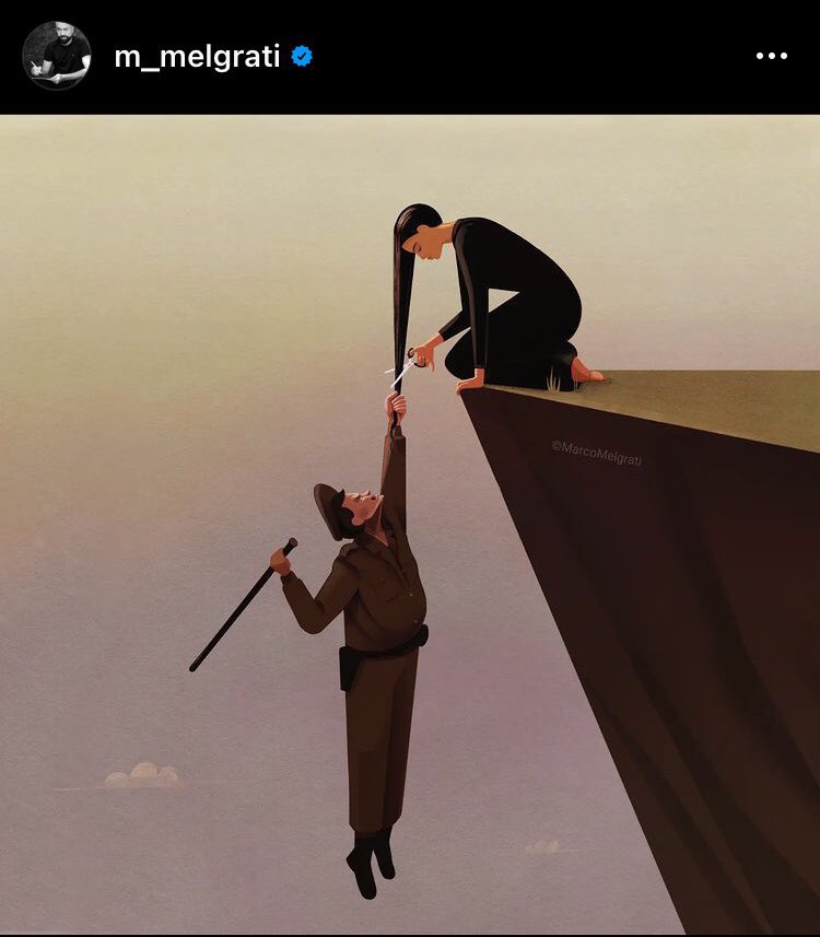 #Art is freedom of speech visualised  #MahsaAmini