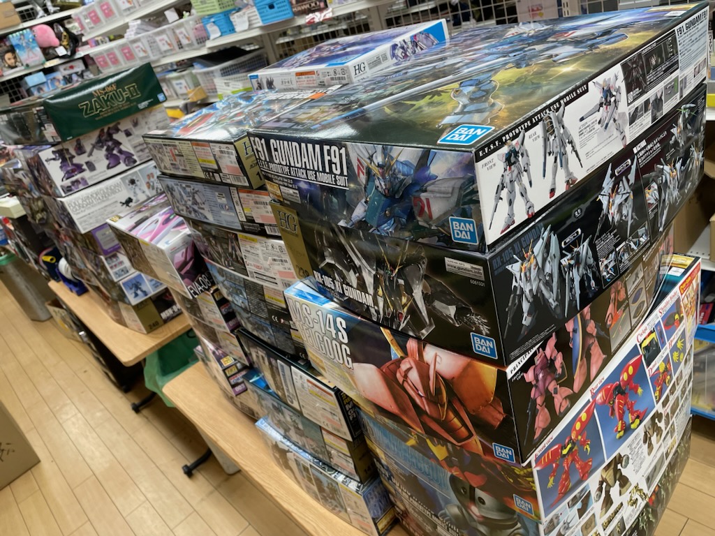 ガンプラをたくさんお買取り致しました！
順次品出しいたします💪‼

お持ち込みありがとうございました！