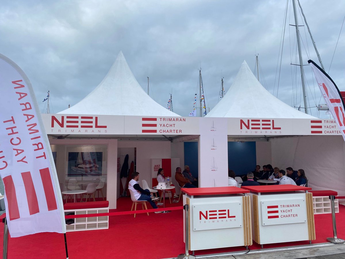 See you at the Grand Pavois in La Rochelle until Sunday!

<a href="/GrandPavois/">Le Grand Pavois</a> #LaRochelle #sail #sailing #boatshows #trimaran #multihull #NEEL