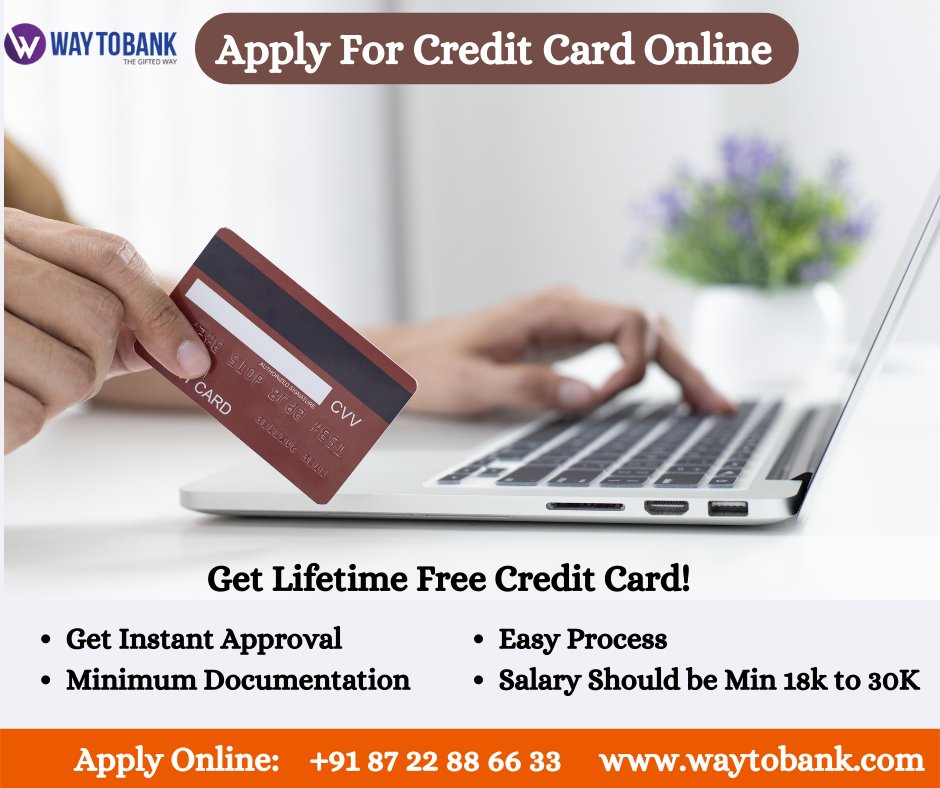 waytobankweb's tweet image. Apply For Credit Card Online at WaytoBank. Get Instant Approval with Lifetime Free Credit Cards, Minimum Documentation, and Easy Process. Apply Now!

Apply Online:
Call: +91-87 22 88 66 33
Visit: waytobank.com/credit-card

#CreditCard #CreditCards #Applycreditcard #CreditcardOnline
