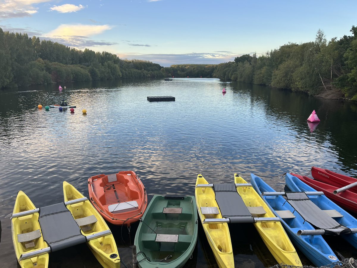 Beautiful peaceful swim @activitiesaway last night. Making the most of a little sunshine during the last week of the summer swim season.