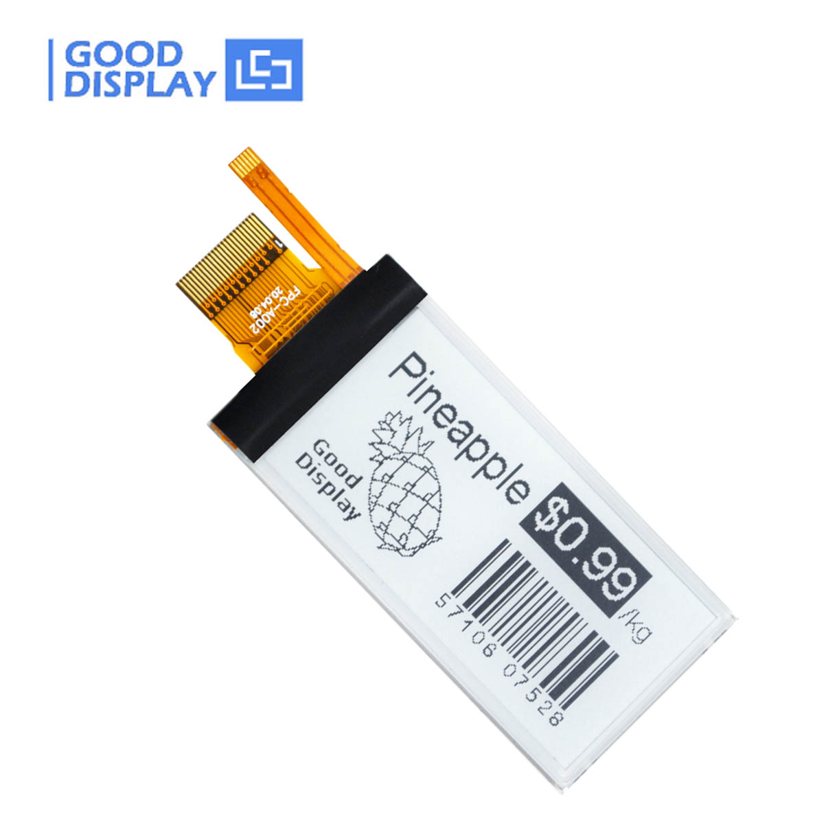 GoodDisplayCN's tweet photo. It will soon appear in our online shops, this GDEY0213B74-FL01.
Sample Unit Price 9.06 USD/pcs
Feel free to contact us.
#epaper #ESL #custom #frontlight #rawdisplay https://t.co/LcV6har9mf