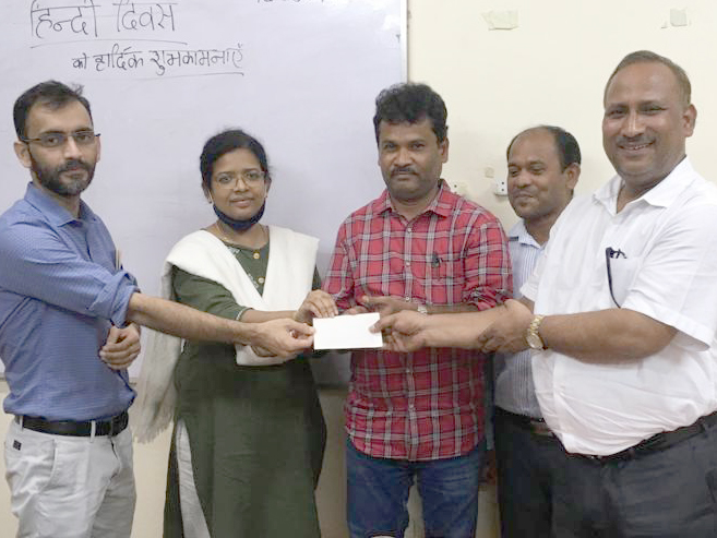 IPIRTI's tweet image. IPIRTI FS Kolkata celebrated Hindi Divas on 28.09.2022. Competitions like debate, prose reciting and Quiz were organized followed by prize distribution and cash award.  The programme was chaired by Shri Nirmal Kr. Dubey, Assistant Director, Rajbhasha Vibhag, GoI, Kolkata.