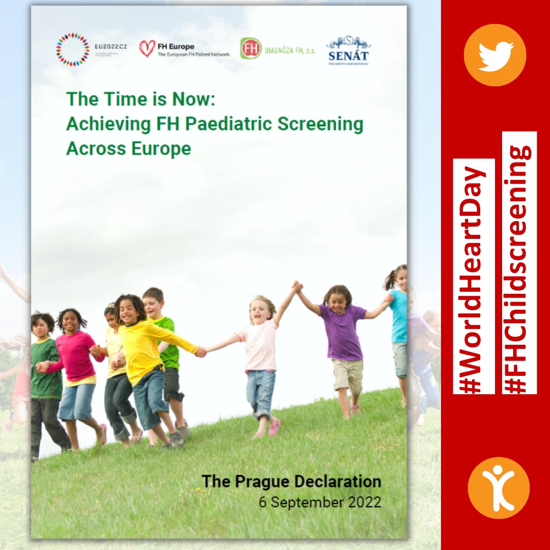 EPHA_EU's tweet photo. EPHA endorsed the #PragueDeclaration requesting a universal (quality of) life-saving #FHscreening across the 🇪🇺. Join the Prague declaration and support Paediatric Screening to promote cardiovascular health 👇
https://t.co/CSqFUxYOGr https://t.co/Ekd29zmE3h