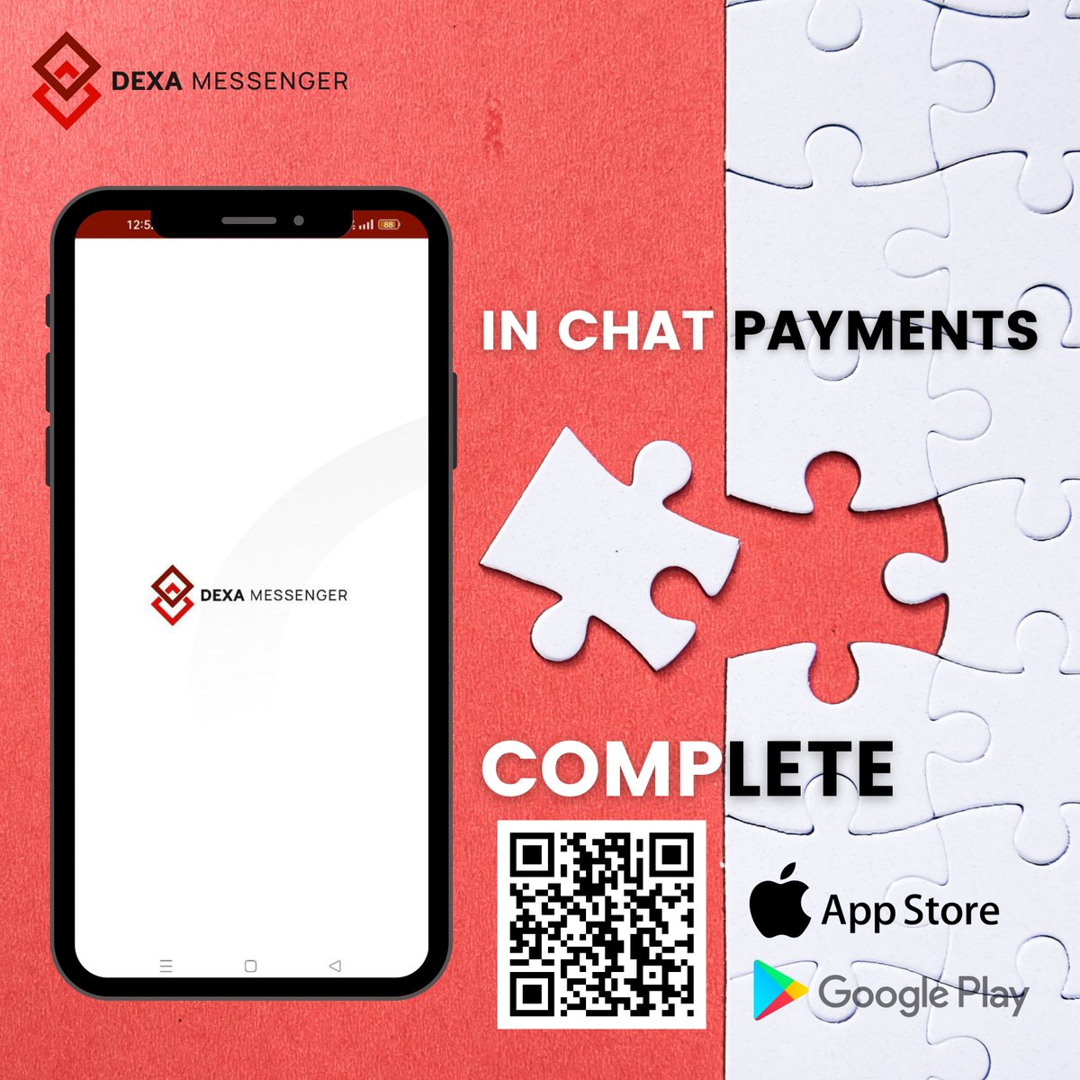 DEXA_COIN's tweet photo. In- Chat Payments is now available on both iOS and Android
Scan the QR Code below to DOWNLOAD
#digitalpayments #dexacoin #social #crypto #WorldHeartDay #blockchain #socialmedia #cryptonews #metaverse #cryptocurrencies #socialmessenger #fintech #cryptocurrency $DEXA @DEXA_COIN https://t.co/nKu2wr28gZ