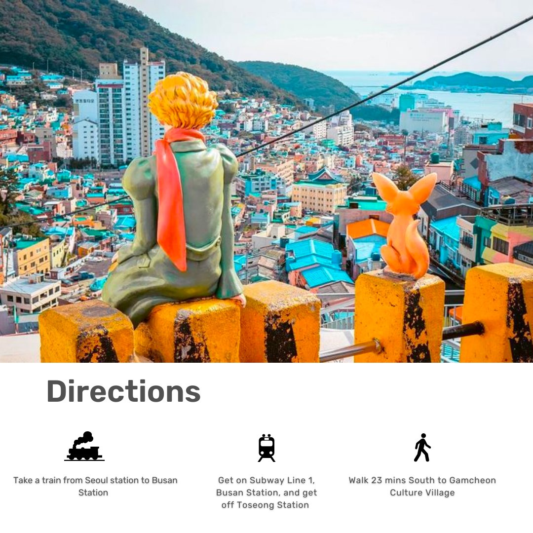 enkorwithus's tweet photo. If you like adventures and are interested in diving deep into a village you might get lost in their labyrinth alleys the Gamcheon Culture Village is the place to go. 

Address: 200 Gamnae 1-ro, Saha-gu, Busan
Hours: Everyday 9am-6pm

Visit our website👇

🔥https://t.co/MpAGvyEk5T https://t.co/H1E4vFrLPC