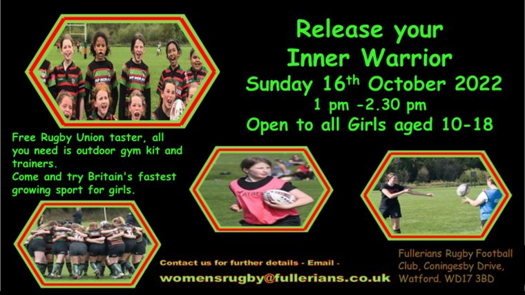 FulleriansRFC's tweet image. Inner Warrior Girls Rugby - 16th October
fullerians.co.uk/news/inner-war…