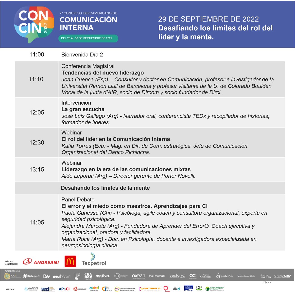 Congreso Iberoamericano de Comunicación Interna tweet media