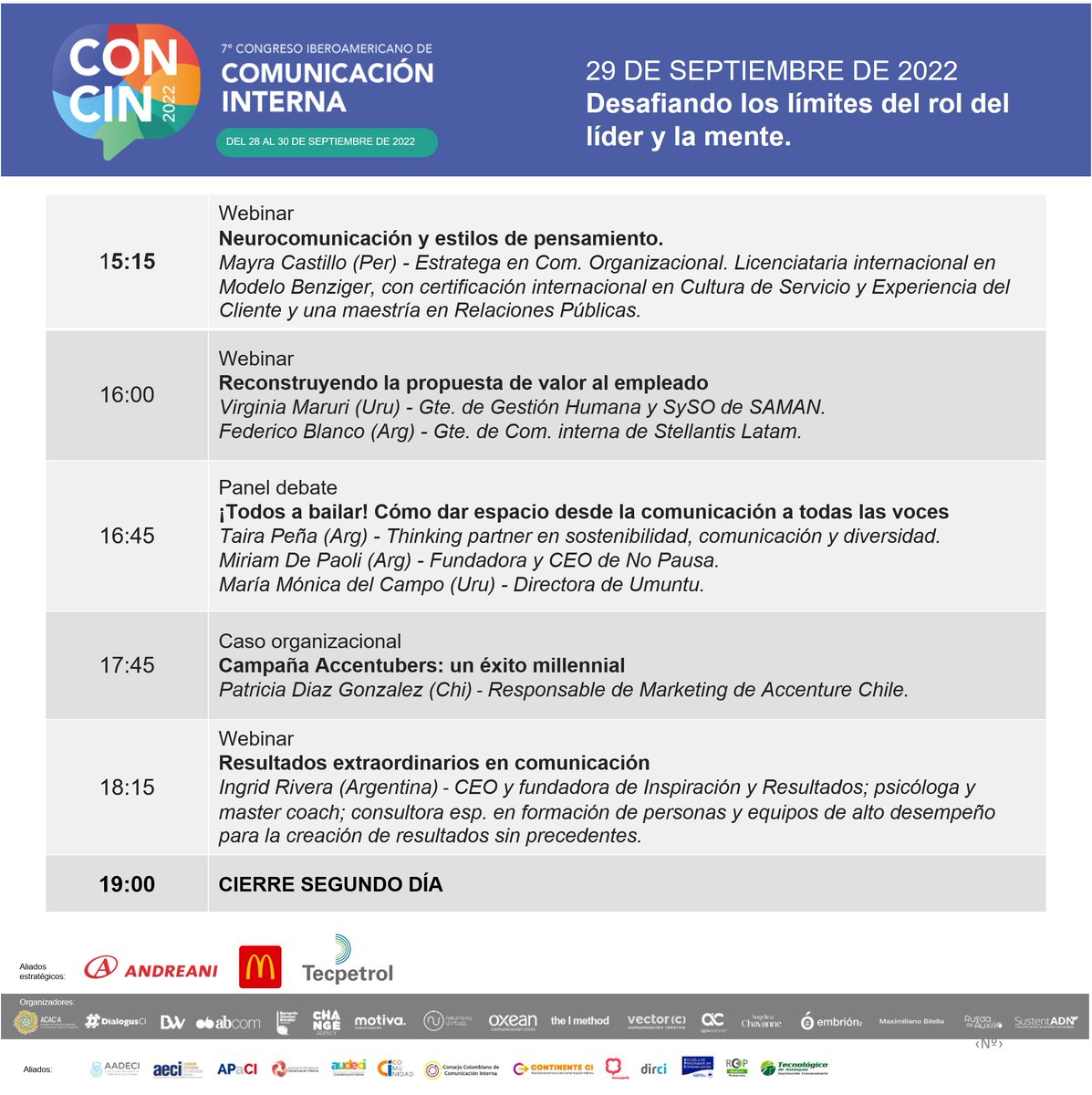 Congreso Iberoamericano de Comunicación Interna tweet media