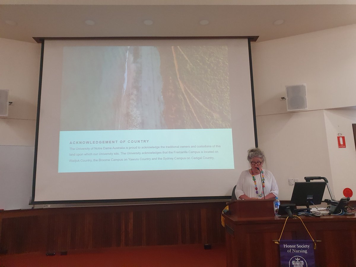 An Acknowledgement of Country and an overview of the Apology from the Council of Dean's of Nursing and Midwifery