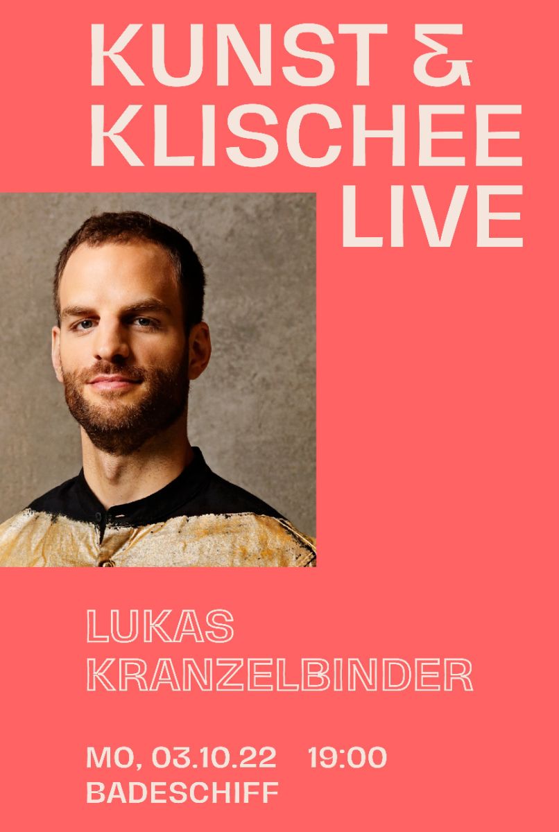 Kommenden Montag (3. Okt 2022) live im Badeschiff: unser Gespräch mit Lukas Kranzelbinder.
19 Uhr, Eintritt frei. 

Wir freuen uns auf euch!