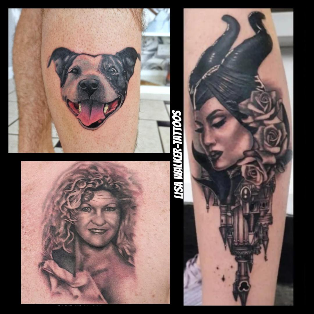 I also enjoy black and grey work and portraits 🖤