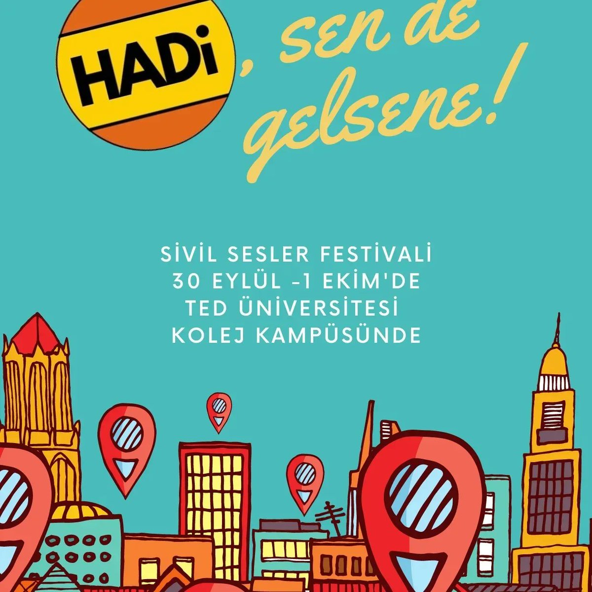 Sivil Sesler Festivali @stgmderneği tarafından 30eylul-1Ekim tarihlerinde Ankara'da düzenleniyor
#HadiDernek 1 Ekim'de festival alanında sizleri bekliyor
#seninsesin
#seninsesinsokakta
