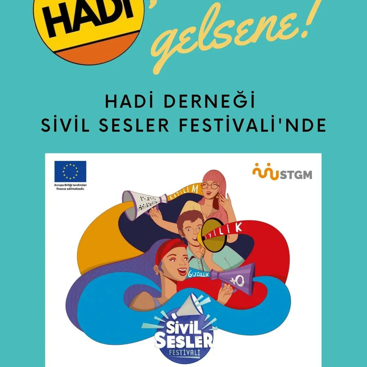 Sivil Sesler Festivali @stgmderneği tarafından 30eylul-1Ekim tarihlerinde Ankara'da düzenleniyor
#HadiDernek 1 Ekim'de festival alanında sizleri bekliyor
#seninsesin
#seninsesinsokakta