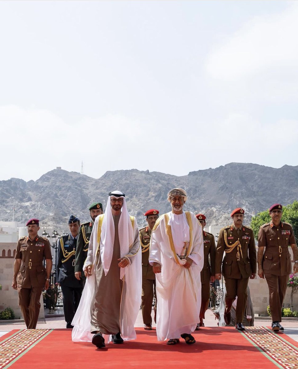 AnwarGargash's tweet photo. زيارة صاحب السمو الشيخ محمد بن زايد، حفظه الله، إلى سلطنة عُمان استثنائية ومثمرة وناجحة بكل المقاييس، وهي إضافة حيوية نحو تعزيز العلاقات التاريخية والبناء عليها بروح مستقبلية من التعاون المشترك المدفوع برغبة صادقة ومخلصة من قيادتي البلدين بما يخدم إزدهار الدولتين وشعبيهما. https://t.co/3IYU0uteOh