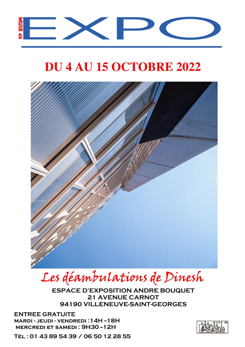 À ne pas manquer, l’expo de notre passionné de photo Dinesh Khoosy.