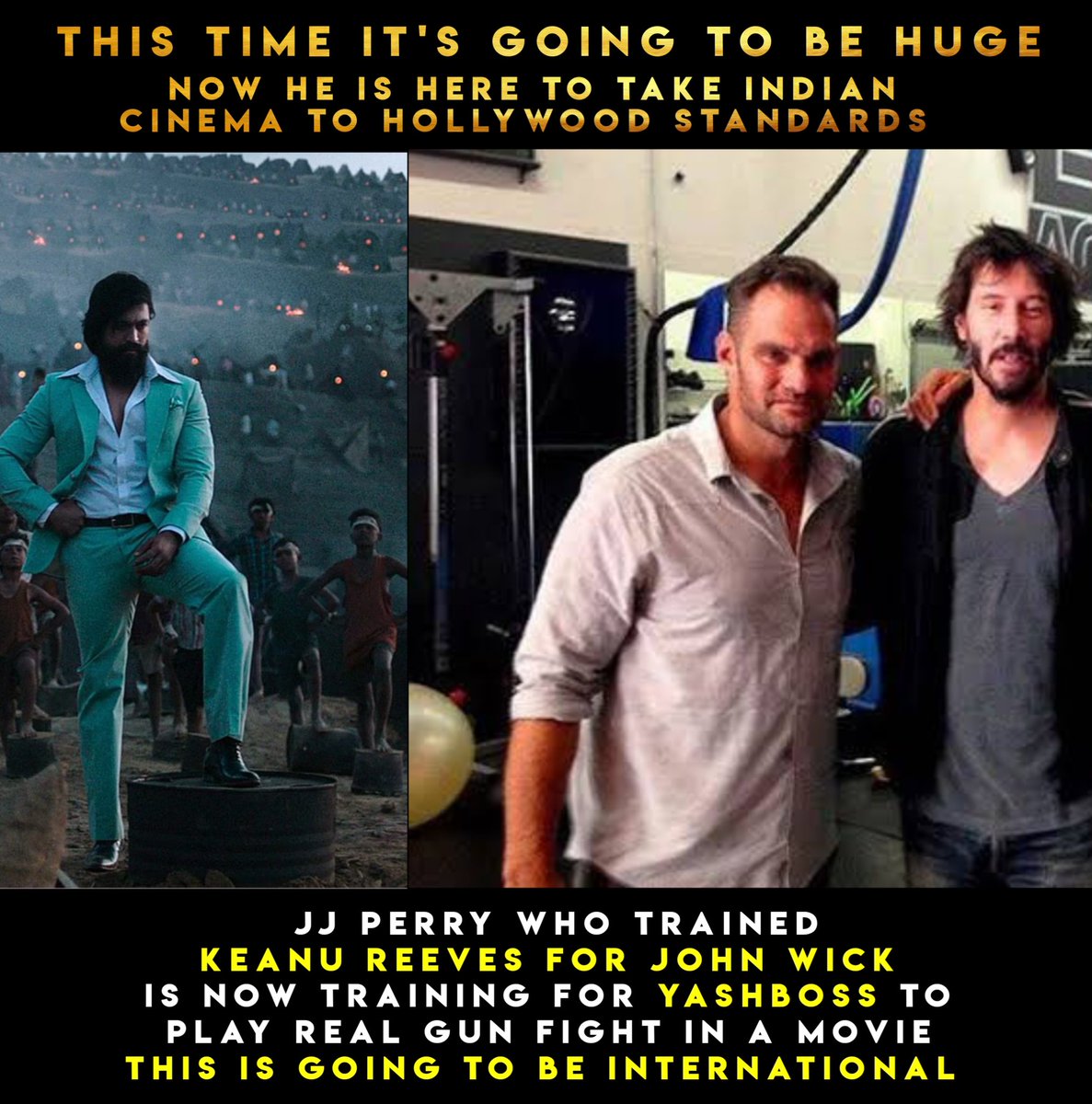TeamOnlyYash's tweet photo. 😎💥 He is always thousands steps ahead of what we expect 

@TheNameIsYash waiting BOSS 

" World is Yash Territory " #GlobalStarYash #YashInLA #Yash19 #YashBOSS https://t.co/QbOqIkDTDh